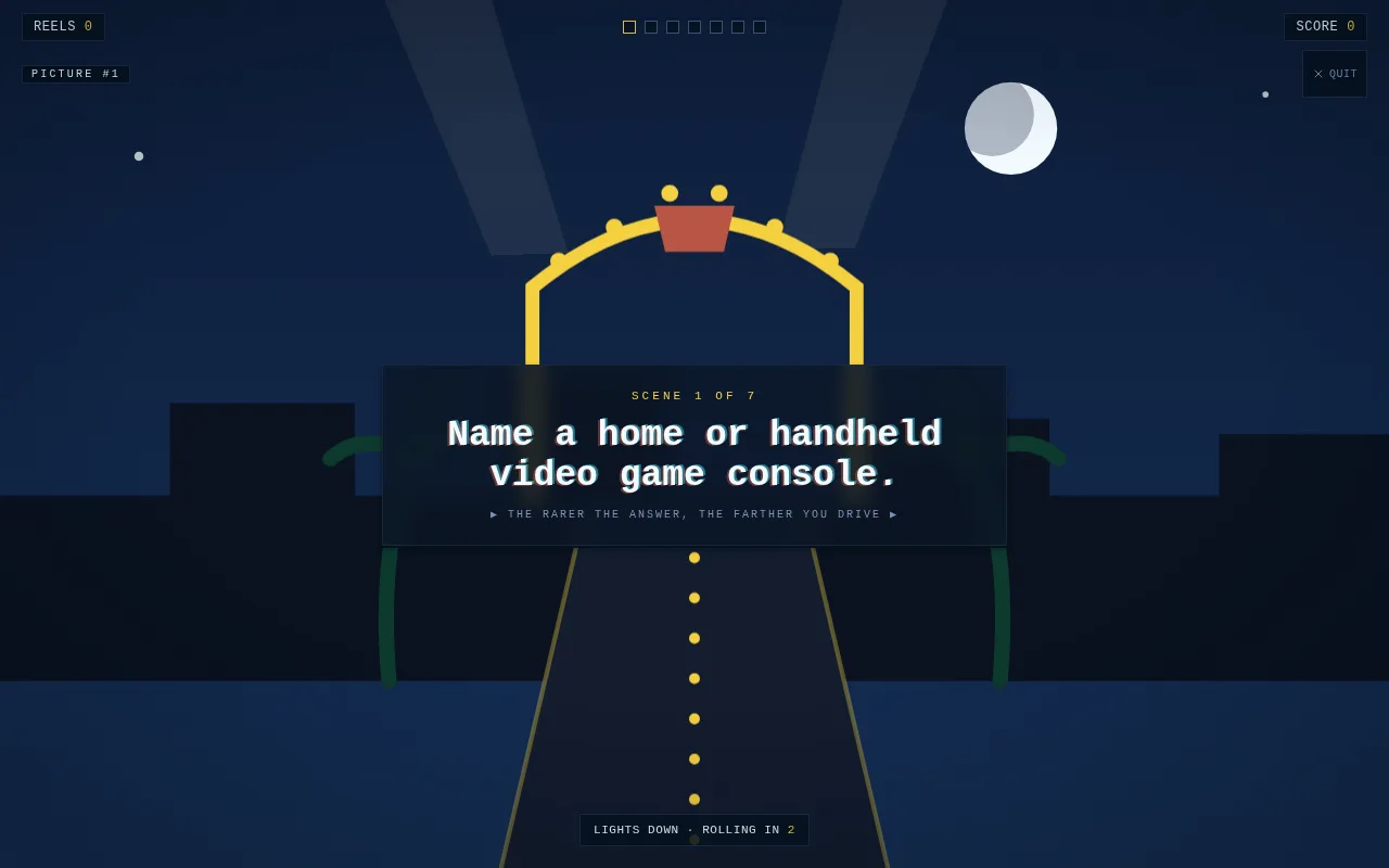 Krillion Movies pack boulevard scene with the first prompt of a dive